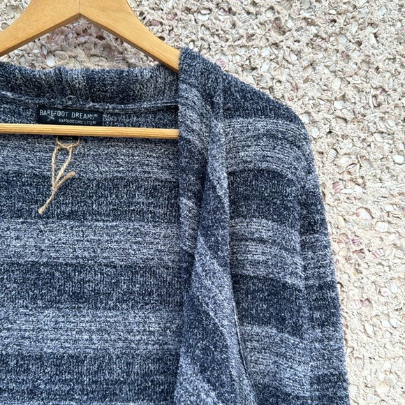 Barefoot Dreams Stripe Calypso Wrap Sweater - Picture 3 of 9